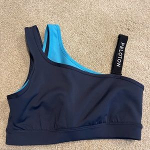 Peloton One Shoulder detachable strap sports bra